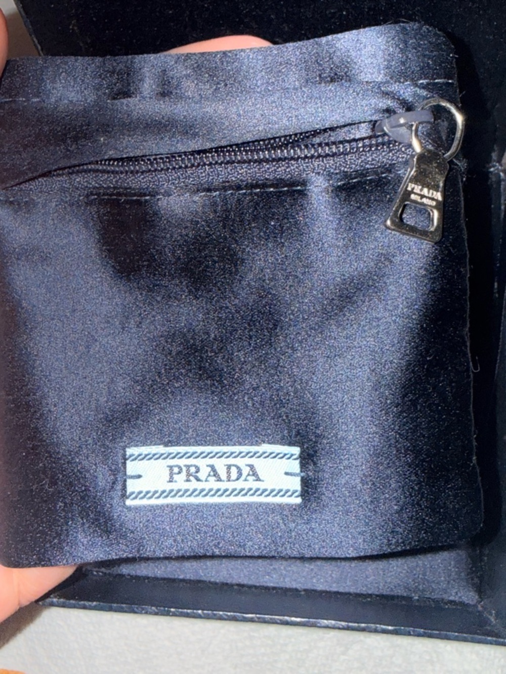 Vintage Prada Black and Gold Medallion Clip-On Earrings - Picture 5 of 5